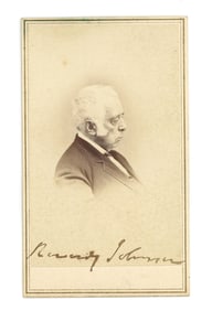 Reverdy Johnson Signed Carte-de-Visite by Alexander Gardner