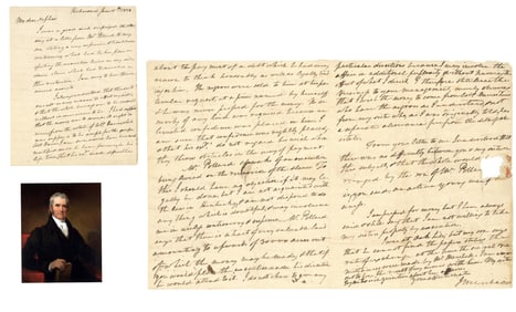 John Marshall Entirely on Slave Dealings as Chief Justice: "The negroes were sold to him at his