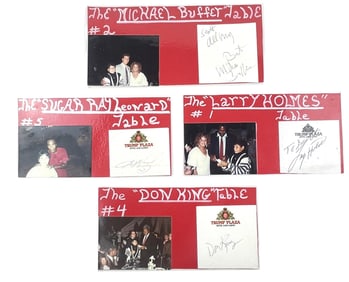 Four Boxing Legends…Collected by an Enthusiastic Young Fan!