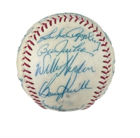 Appling, Kaline, Robinson, Doerr and 16 other HOFers and Greats – JSA Superb!