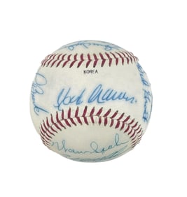 Aaron, Spahn, Williams, Perry and More HOFers and Greats - JSA Excellent