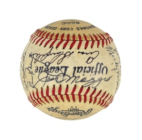 Di Maggio, Musial, Robinson, Slaughter and 21 more HOFers and Greats - JSA Fantastic