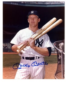 Gorgeous Mickey Mantle Signed Photo!
