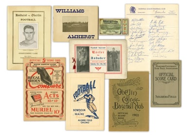College & Professional Sports Archive, ca. 1903-1950s- Programs, Score Cards, & More