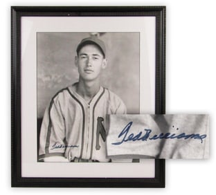 The Kid Ted Williams Signed & Numbered Photograph