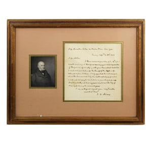 JQ Adams ALS Re; Lecture "Asylum for coloured orphan children" Many who were Children of Slaves.