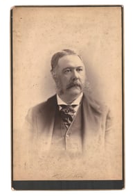 Signed Chester Arthur Extra Large Cabinet Photo - Incredible!