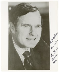 George Bush Signed Photograph as RNC Chair, Inscribed to MOC Bill Nelson