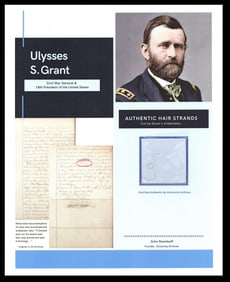 General Ulysses S. Grant Strands Of Hair