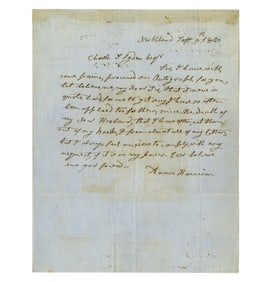 Anna Harrison ALS on Difficulty Procuring Requested Autographs of Her Husband