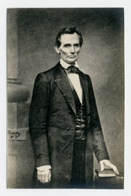 Beardless Abraham Lincoln Presidential Nomination-Era Photo, Meserve Printed & Collected