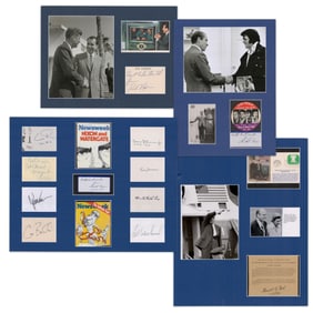 Richard Nixon & Watergate Fantastic Autograph Collection, 12 Signatures!