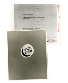 Pair of Nixon Watergate Scandal Photographs