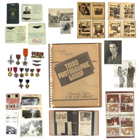 Elliott Roosevelt Archive with Medals & Unpublished Personal Photographs of the Roosevelt Family -
