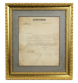 Theodore Roosevelt 1917 TLS re: "effort to get the United States into the war"