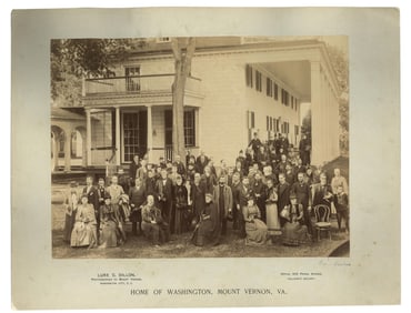 Huge 1860s Photograph of George Washington's Mount Vernon