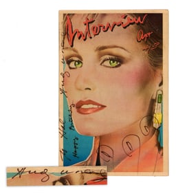 Andy Warhol Signed Interview Magazine to CBGB Performer, April 1979