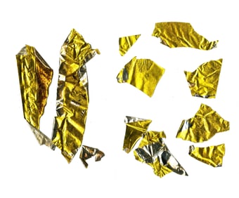 Apollo 13 Flown Kapton Foil Grouping, 11 pcs!