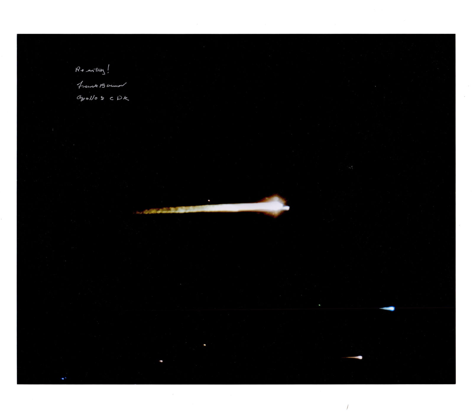 Frank Borman "Re-Entry!" Sight Photograph, with Zarelli LOA & Novaspace COA (1 of 4)