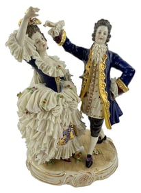 Al Capone's Personally Owned Dresen Style Figurine, Exquisite!