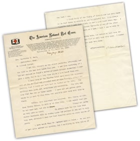 Clara Barton TLS Re: "Sister Harriette [and] any of the other sisters, who may come"