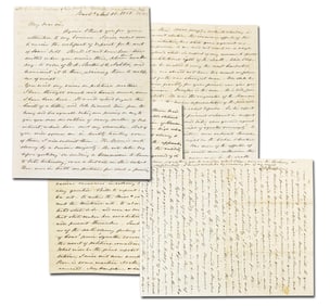 Incredible Slavery, Kansas, Nebraska Content Letter by Sen. Quitman