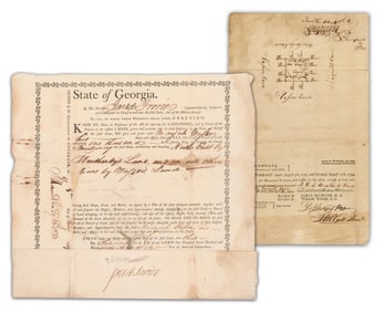 GA Gov. Jared Irwin Signed Land Grant - Shocking Instance of Pine Barrens Speculation!