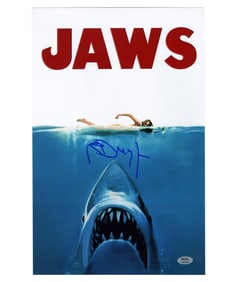 Richard Dreyfus Signed JAWS Photo Poster, PSA/DNA