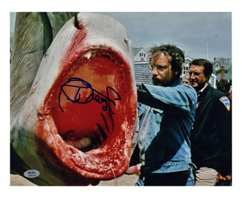 Richard Dreyfus Signed JAWS Movie Still "Wrong Shark", PSA/DNA
