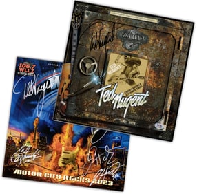 Ted Nugent (2) Signed Limited Edition Vinyl Records