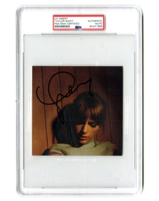 Taylor Swift Signed "Midnights" Moonstone Blue Edition CD Insert, PSA Slabbed