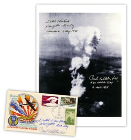 Enola Gay Crewmembers Tibbets & Van Kirk (2) Signed Items