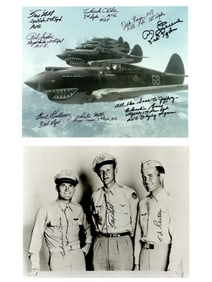 Flying Tigers Signed Photos - Includes Classic R. T. Smith Image!