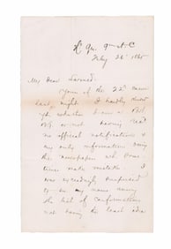 James van Buren writes: “…I hardly know yet whether I am a Bvt. B.G. or not…”