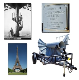 Eiffel Tower Staircase Section #6, Unique and Rare!