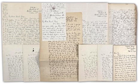 10 letters, 41pp, Details Early Plantation & Postal History of the British Solomon Islands