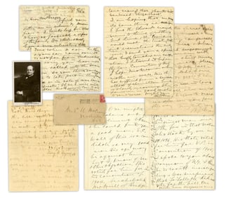 William Jennings Bryan 5 ALS & Signed Postcard, ca. 1897-1920; Ex. Forbes