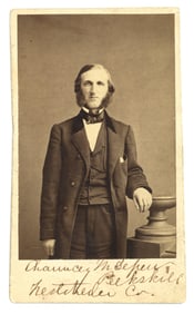 Chauncey Depew Fine Signed CDV