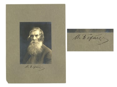 Vladimir Bekhterev, Russian Psychologist & Colleague of Ivan Pavlov, Rare Signed Photo