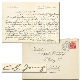Carl Jung ALS Re: Eranos and a Birthday Gift