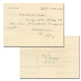 Carl Jung ANS Re: Visiting With His Mentee