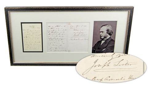 Joseph Lister ALS Seeking Booster For British Institute of Preventive Medicine