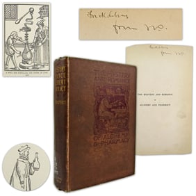 William Osler Signed "The Mystery & Romance of Alchemy & Pharmacy"