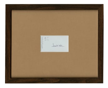 James D. Watson Signed DNA Sketch, Framed & Ready for Display