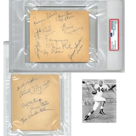 Ernie Davis & 1961 All-American Team, 1st African-American Heisman Trophy Winner