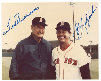 Yaz and Williams Great Signed Photo