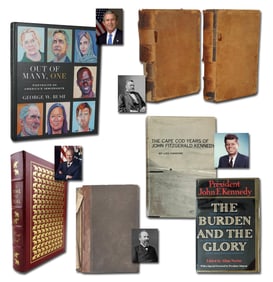 Dealer's Lot of 7 Presidential Books, Most First or Limited Edition, Some Signed!