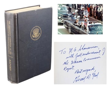 G. Ford "full endorsement of the Warren Commission" in "The President's Commission On The