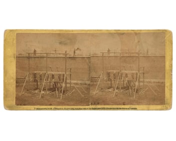 Lincoln Assassination: The Hanging of the Conspirators by Gardner, A Newly Surfaced Museum Quality