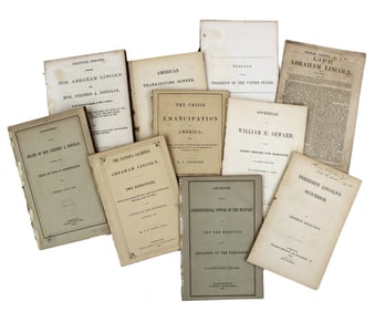 10 Publications Covering Lincoln's Early Life, Political Career, and Assassination